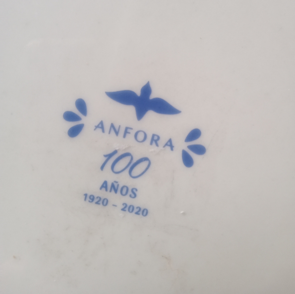 Pottery Barn Anfora 100 Year Edition Puebla Blue 11 Inch - Picture 2 of 3